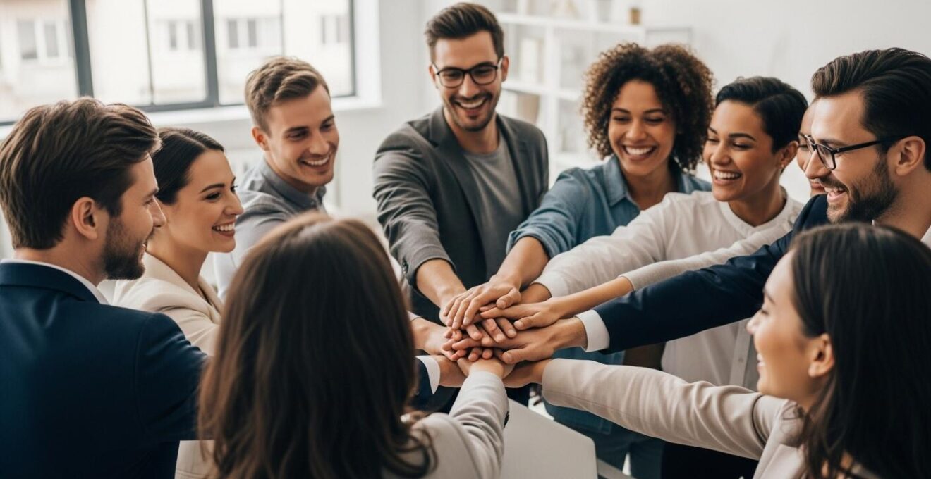 Collaboration dynamique en entreprise illustrant le capital humain comme levier stratégique