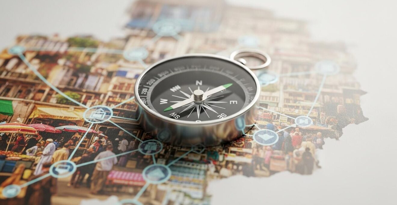 Image symbolique représentant la dynamique entrepreneuriale et les nouvelles tendances de marché