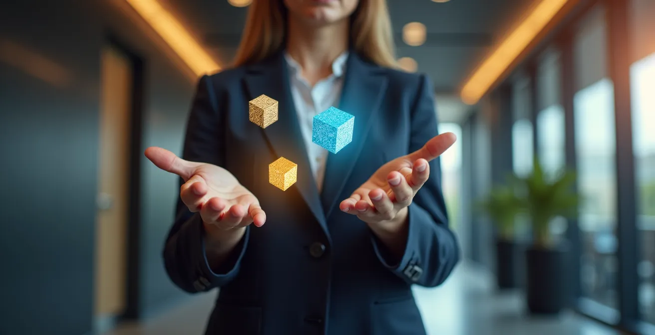 Représentation symbolique d'un site web actif comme commercial numérique